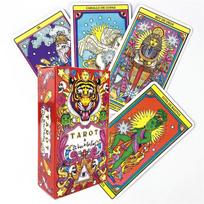 Oracle Taro kortos Taro De El Dios De Los Tres Trys dievai Taro kortos Taro kaladė Kortų žaidimų kortos yellow