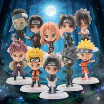 Naruto figūrėlės Naruto anime žaislų rinkinys 10 vnt 6 cm 6 geltona