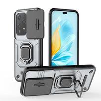 Dėl Honor 200 Lite 5G dėklo Atsparus smūgiams šarvuotas žiedinis dėklas Dėl Honor200 Honor 200Lite 5G Slankiojančios kameros objektyvo apsauginis dangtelis Honor 200 Lite 5G gray