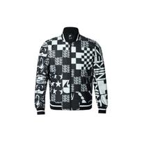 Nike Grafičių Spaudos Langų Rašto Sportinis Striukė Vyriška Viršutinė Apranga Sail-White AR1633-133 M gray