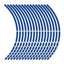Motorcycle Wheel Tire Stickers Strips Reflective Rim Tape Strips for Motorcycle Car Wheel Tire Stickers Motorbike Auto Decals blue