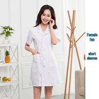 Unisex Žieminis Storas Ilgomis Rankovėmis Baltas Laboratorinis Chalatas Medicinos Darbuotojams XXL white