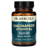 Dr. Mercola, Niacinamidas Vitaminas B3, 50mg, 270 tablečių