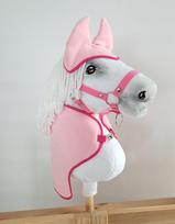 Hobby Horse A4 rinkinys: Antklodė + Ausinės - Šviesiai rožinė
