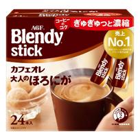AGF Blendy Stick Cafe Au Lait Adult Slightly Bitter 24 Sticks Coffee