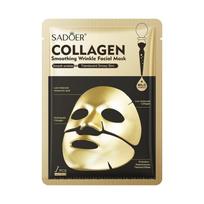 COLLAGEN Smoothing Wrinkle Facial Mask,Highly Moisturizing,Hydrating and Locking in Moisture,Firming,Smoothing and Brightening The Skin 10pcs  beige
