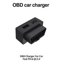For Tesla OBD2 Adapter Model 3 ModelY X S Charging Diagnostic Splitter Cable Car Charger Accessories Data Port Connector Tool black
