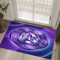 Austria Wien FC Design Crystal Velvet Carpet Cozy Non?Slip Printed Rug For Bedroom Living Room Entrance 40cmx60cm