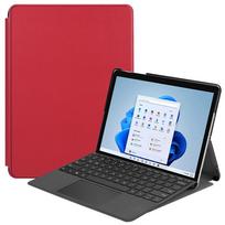 Dėklas Microsoft Surface Go 4 3 2 GO4 GO3 GO2 10.5inch 10.5  su stoveliu, PU odos, priekiniu laikikliu, planšetinio kompiuterio dangtelis su rašiklio laikikliu Surface Go2 10.5inch gray