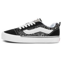 Vans Bedwin X  Knu Skool Comfortable Classic Versatile Non-Slip Shock Absorbing Low-Top Skate Shoes Unisex Skate Shoes Black White VN0007QDBMW 36 black
