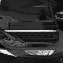 Car Front Bumper Fog Light Eyelid Molding Cover Strip Trim For VOLVO XC90 2016- Car Accessories sidabras
