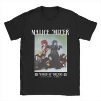 Malice Mizer   Men T Shirt   Japanese Rock Band   Crazy Tees Short Sleeve O Neck T-Shirt 100% Cotton Gift Idea Clothing S