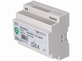 100W LED Maitinimo šaltinis POS DIN100W12