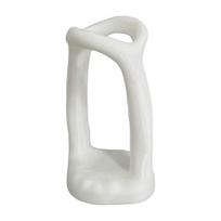 Toothbrush Holder, with Irregular Hollow Artistic Shape, Modern Style Compact Bathroom Organizer, Matte Finish Multi-Use Storage Rack