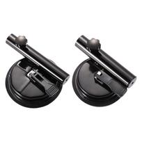 Suction Cup Flagpole Holder Flagstaff Mount Easy to Install Wind Resistant Small black