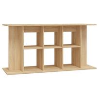 Aquarium Stand Sonoma Oak Finish 120 x 40 x 60 cm Engineered Wood