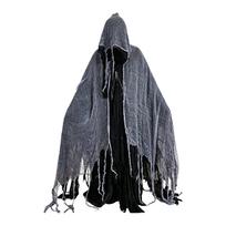 Halloween Witch Cloak Costume for Women, House Cosplay Outfit, One Size One Size gray