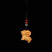 1/3Pcs Goat Sandalwood Keychain Hanging Key Chain Wood Carving Pendant Textured Animal Keyring Accessory For Parties Keys
