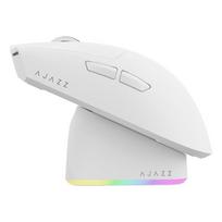 AJAZZ AJ139PV3 Wireless Gaming Mouse, Tri-Mode Large Hand E-Sports Gaming Mouse, RGB Rechargeable Base,White balta