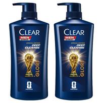 FIFA Clear Men Deep Clean Shampoo World Cup 26 Limited Package Edition 2 pcs 650ml gray