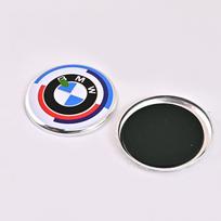 45mm Car Steering Wheel M Emblem Badge Sticker For BMW E46 G80 F48 E84 G01 F30 G11 X1 X3 X5 X6 G07 F15 Auto Styling Accessories 45mm white