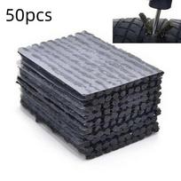 50Pcs Easy To Operate Tubeless Tire Repair Rubber Strips Puncture Fix for Car Motorcycle Bike Novice Repair Use
