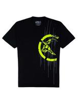 Metal Mulisha 's Short Sleeve Yuck  Motocross Skull Helmet  Tee Unisex shirt Cotton Oversize Large Size XXXXL yellow