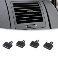 7E5819203 7E5815705 Prietaisų skydelio AC oro ortakio grotelių slankiojančio klipo apdailos detalė VW Transporter T5 Multivan 2008-2015 Automobilio interjero AC dalis black