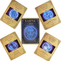 Karma Oracle kortos laisvalaikio vakarėlio stalo žaidimas Ateities pranašystės Taro kaladė blue