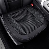 Universali PU odinė ledo šilko automobilio sėdynių užvalkalų pagalvė Mercedes W205 C-Class W203 W204 C204 C205 S202 S204 automobiliui Black 1 Seat black