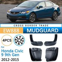 skirtas Honda Civic 9 9-osios kartos FB sedanui 2012 m. 2013 m. 2014 m. black