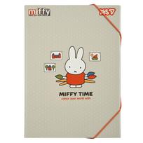 Dėžutė-dėklas dokumentams, sąsiuviniams Yes Miffy A4, su gumele