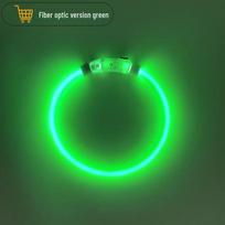 LED Dog Light-Up Collar, USB Rechargeable Neckband for Small, Medium, and Large Dogs M-50CM blue