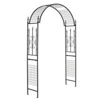 Sodo tinklas pergola, 143x40x234 cm, juoda