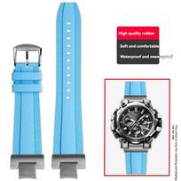 for Casio G-SHOCK series 5672 MTG-B3000 modified trendy quick release fluororubber watch strap accessories MTG-B3000mm orange