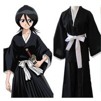 Comic-Con party Halloween party cosplay costume kimono Kurosaki Ichigo kimono L