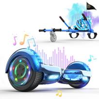 Hoverboard RCB 6,5 colio Bluetooth LED Kartingas Reguliuojamas Mėlynas mėlyna