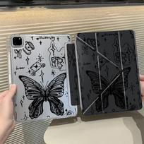 Tablet Case For iPad Air 4 5 M3 M2 1 2 M4 11inch Pro 11th 10th 9th 8th 7th 12.9inch Pro 2025 Mini 6 7 Y-Fold Holder Cover iPad Mini 6 8.3 gray