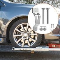 Spare Tire Carrier Wall Mount Bracket for Warehouses Garages gray