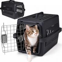 Gyvūnų transportavimo dėžė Pets Collection, 48x32x29.5 cm, juoda
