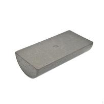 Half-Round Foam Roller Flat-Base Half Round Firm for Home Gym gray