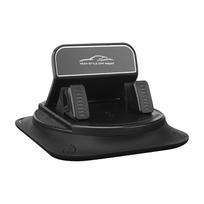 Car Phone Mount for Dashboard, Cell Phone Holder with Fixed Support, Hands-Free Driving gray