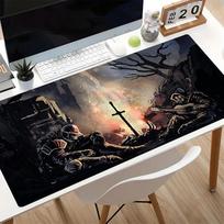 Large E-sports Gaming Mouse Pads XXL Gamer Extended Desk Mat PC Computer Keyboard Pad S-stalker 2 Mousepad Non Slip Desk Decor 30x60cm gray
