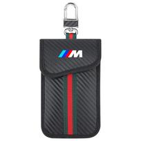 Faraday Key Bag Protector Car RFID Signal Blocking Anti-Theft Pouch For BMW 1 3 5 7 Series M X1 X3 X4 X5 F16 F20 F30 M3 E34 E46 black
