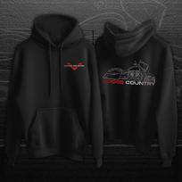 Victory Cross Country 2010-2018 Bagger Hoodie for Bikers M black