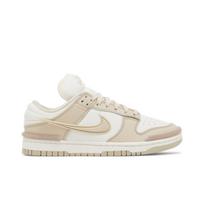 Nike Womens Dunk Low Twist 'Sanddrift' (women's sizes) Coconut Milk / Sanddrift / Pink Oxford / Sail Skateboard Shoes DZ2794 102 36.0 white