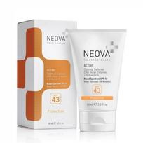 NEOVA Smart Skincare Active Body Sunscreen 3 oz. Broad Spectrum SPF 43 Zinc and Octinoxate Up to 80 Minutes Waterproof Smart gray