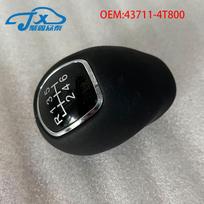 for Kia Sportage R Shifter manual da alavanca do deslocamento de engrenagem da vara de couro baificar 6 velocidade para 43711-4T800 black