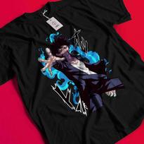 Dabi T-shirt My Hero Academia Japanese Manga Anime Midoriya Deku Shoto Shirt BB795 S blue