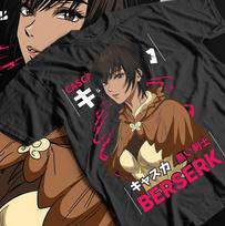 Berserk T-shirt Manga Strip Guts Berserker Armour CASCA BERSERK shirt  Size M brown